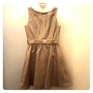 Lauren Conrad Gold Dress with Bow